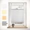 Sonello Plissee Klemmfix ohne Bohren 95cm x 120cm Grau Faltrollo Plisseerollo Jalousie für Tür & Fenster Blickdicht Sichtschutz Sonnenschutz Fertifplissee Rollo