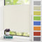 Zarnan Plissee Klemmfix Plisseerollo ohne Bohren Beige 35x100cm(BxH),Sonnenschutz Sichtschutz Rollos für Fenster & Tür,Faltrollo Fensterrollo mit Klemmfix-Halterungen