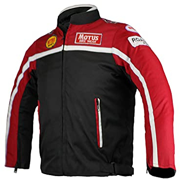 KEROZEN - Chaqueta de protección infantil infantil para motocross (transpirable, para niños cada 4 estaciones), rojo protector, 10 años