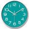 NUOVO 12 Zoll Cyan Wanduhr Silent Ticking Bewegung Quarz Wanduhr Moderne Quarz Design Dekorative Innenküche