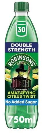 Robinsons Wicked Elphaba Double Strength Amazafying Citrus Twist No Added Sugar Squash 750ml