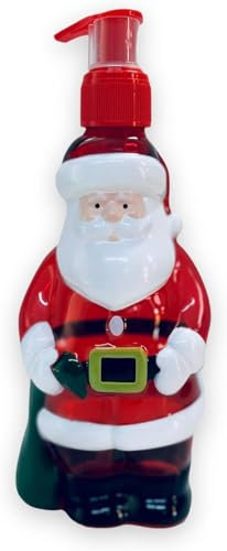 Weihnachtsmann Seifenspender 350 ml - Verwendbar mit Flüssigseife - Desinfektionsmittel in Gel und Mousse - Weihnachtsatmosphäre zu Hause - Amami BEAUTY