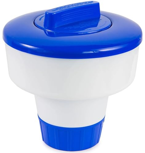 Kit per La Manutenzione delle Piscine Contenitori galleggianti per pillole per piscine per prodotti chimici per la pulizia delle piscine Sterilizzatore galleggiante per la pulizia delle piscine