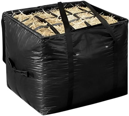 Protoence Sac à Foin pour Chevaux - Sac Robuste En Tissu Oxford | Rangement Mangeoire Lente pour Chevaux | Chèvres Bétail Grange Écurie Clôture Enclos Pâturage Alimentation Entraînement
