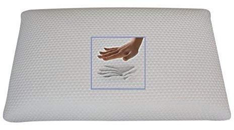 supply24 Ortopedico Visco Cuscino 80 x 40 x 9 cm Viscosa per Chi Dorme Supino Cuscino Viscoelastico, Traversina Niedriges Viscosa Elastica Cuscino Sonno Morbida/Morbido Cuscino