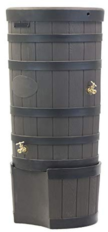 Good Ideas Rain Wizard American Oak with Darkened Ribs and Stand - Oak