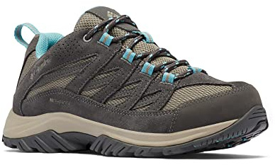 Columbia CRESTWOOD WATERPROOF Chaussures Basses De Randonnée Et Trekking imperméables Femme, Noir (Kettle x Dark Grey), 37 EU