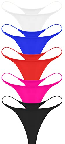 ETAOLINE Bikini sans couture pour femmes, lot de 6, Lot de 5, S