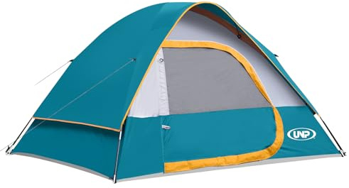 UNP Tenda da campeggio per 2-3 persone (Blu Oceano, 3 persone - 240×210×120 cm)
