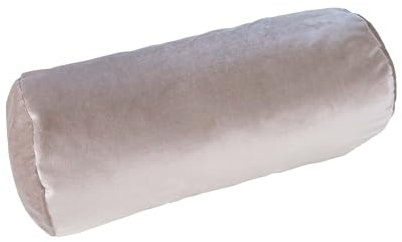 Bookiepad Samt Nackenrolle, Komfortables Lese-Accessoire, Modernes Design (Mittelgrau)