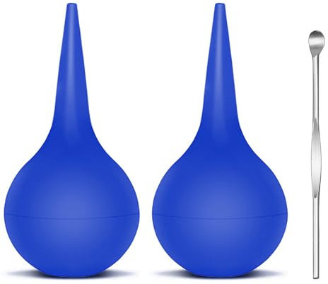 Ohrenreiniger 60ML,Ohrenspritze Ohrenschmalz Entferner,Ohrreiniger,Ohrenschmalzentferner mit Saugnapf,Ohrendusche für Babys Kinder & Erwachsene,Sicher und Effektiv