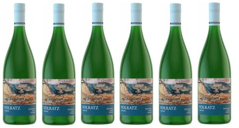 6x 1,0l - 2024er - Schloss Vollrads - Volratz - Riesling - LITER - Qualitätswein Rheingau - Deutschland - Weißwein trocken