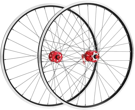 29 Zoll Fahrrad Laufradsatz, Aluminiumfelge Doppelte Sechs-Loch-Scheibe MTB Laufradsatz, Felge Vorder- Und Hinterrad Für 7-12 Gang Kassette, Tragfähigkeit 200kg
