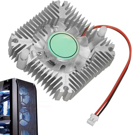 GPU Cooler | Aluminum GPU Radiator | 55mm Chip Hole Distance, Low Noise Radiator for Home Business Computer Company Work Video Editing