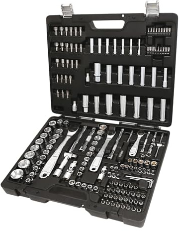 Beta BW 903E/C170 – Assortimento di 74 Chiavi a Bussola Esagonali, 42 Inserti per Avvitatori, 30 Chiavi a Bussola a Giravite, 7 Chiavi Maschio Esagonale Piegate e 17 Accessori, in Cassetta di Plastica