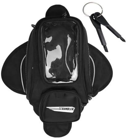 ZNCOJL Borsello da Serbatoio Moto Borsa Da Viaggio Per Ducati Scrambler 1100 400 800 Borsa Serbatoio Multifunzionale Per Moto(G)