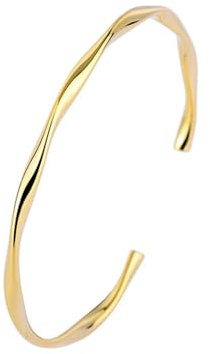 CYLRWSR Armband med konstnärlig design, ungdomlig stil, enkel temperament, mjukt vågarmband