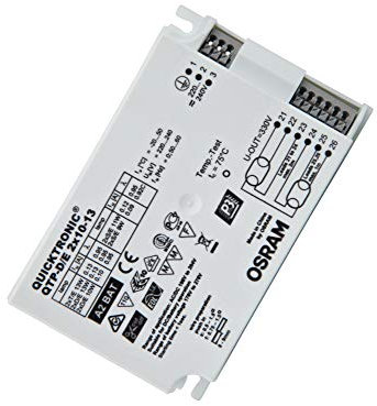 OSRAM Lamps Lampselektronisches Vorschaltgerät (EVG), QUICKTRONIC PROFESSIONAL M, EVG LL/KLL non-DIM, QTP-D/E 2X10-13/220-240, weiß