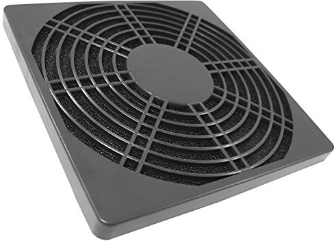 AABCOOLING Plastic Filter 120 Black - Fan Cover 120x120mm, Fan Filter, PC Dust Filter, 120mm Dust Filter, Computer Fan Dust Filter