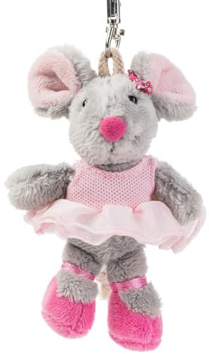 Schaffer 0242 Anhänger maus, unisex-child, Grau, ca. 11 cm