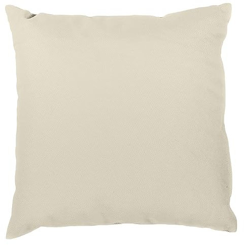 GIRAFFENLAND Bio-Buchweizenkissen 30x30cm, Köper-Baumwolle rohweiß, mit Bio-Buchweizenschalen, direkt befüllt