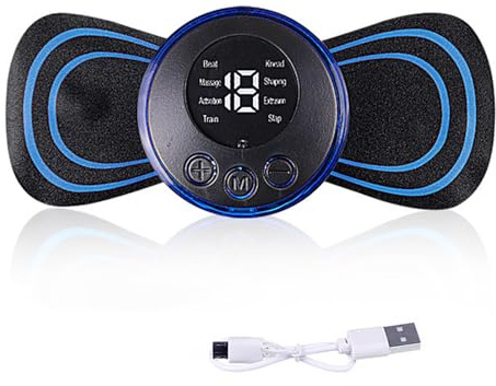 Bephible Máquina masajeadora multifunción 8 modos recargable alivio del dolor terapia completa
