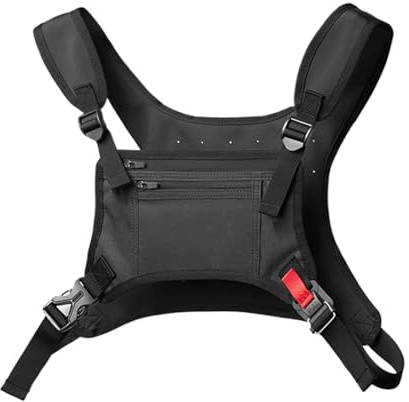 Sac de poitrine de sport pour hommes, sac de poitrine de course | Pack de course à la poitrine,Sac de poitrine étanche, pochette de gilet de course Portable avec poche et rangement supplémentaire pour