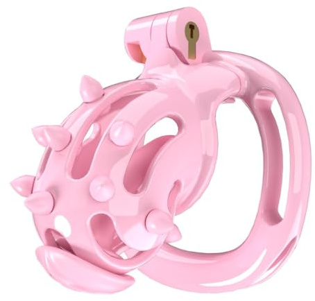 Justerbar rosa peniskorg för män (SEA162) (Pink, D7P) | justerbart fitnessbälte med avtagbara silikonknappar