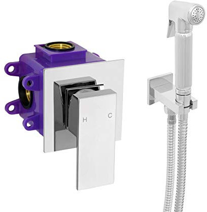 Welfenstein Unterputz Bidet Set BS16 Spraybrause Bidetbrause Intimdusche Hygienedusche