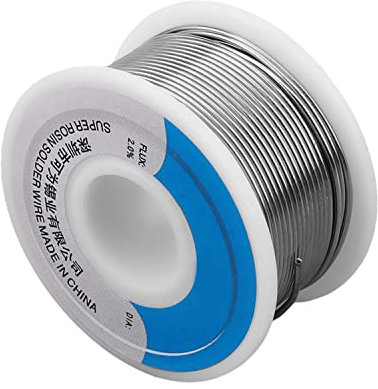 Utoolmart Fil à souder en étain argenté de 1,2 mm de diamètre 100 g pour outils de soudure électroniques, 1 pièce