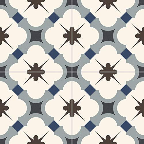 REGENT BLUE 16.5 x 16.5 Feinsteinzeug Wand- und Bodenfliese Keramikfliese Fliese, Inhalt:0.55 m² (20 Fliesen)