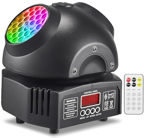 Lumière principale mobile RGBW LED DJ scène lumières avec 11 canaux DMX contrôle et Activation du son pour la maison de fête KTV Bar