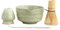 Sreuyong Service à matcha japonais avec bol à matcha avec bec verseur, support à matcha, matcha en bambou et pelle en bambou