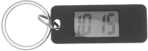 WRITWAA Keychain Hanging Watch Digital Silent Electronic Timepiece Portable Mini Clock for Students Compact Key Ring for Everyday Use