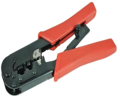 Alicates de red, pelacables, cortadores, RJ11, FJ45 crimpado for cables y telefónicos Ligero y portátil