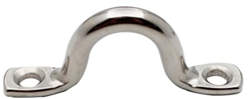 Bimini Pad Eye | Rostfritt stål 316 Bimini Pad Eye – rostfritt stål övre | rem fotmannögla slitstark för båt, kajak förbindningar