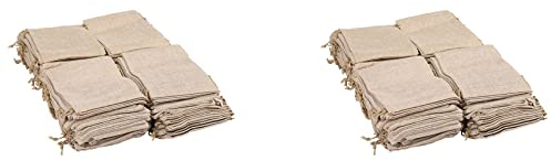 UDSKNV[KSL 200 Pezzi della Tela da Imballaggio Sacchetti Coulisse Regalo Sacco di Imballaggio Bagagli Monili Sacchi