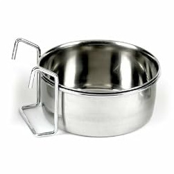 CLASSIC Pet Products Steel Hook-On Coop Cup, 300 ml