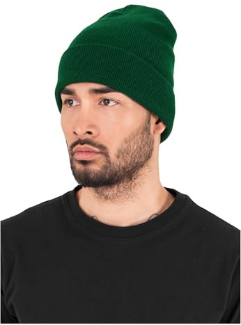 Flexfit Hommes Bonnet Heavyweight Long Rouge