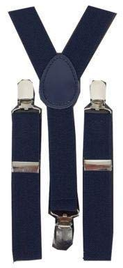 CB4 Accessories Childrens Boys Kids Navy Braces