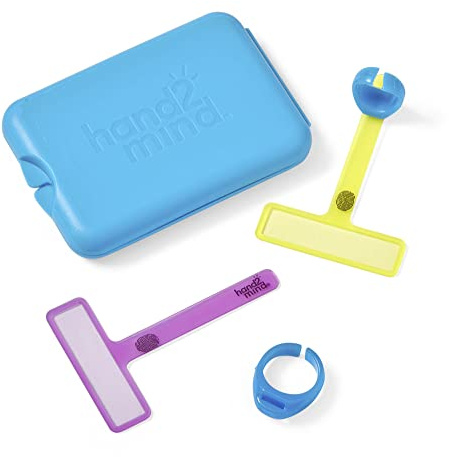 Learning Resources FingerFocus-Lesehilfen, Hilfsmittel bei Lese- und Schreibschwäche, ADHS-Hilfsmittel, bunte Felder als Leserahmen, Lesehilfe für Kinder (1er-Packung), ab 3 Jahren