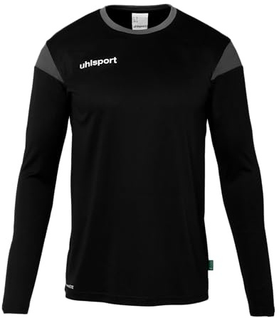 uhlsport Unisex Squad 27 Langarm Trikot, Schwarz/Anthra, L EU