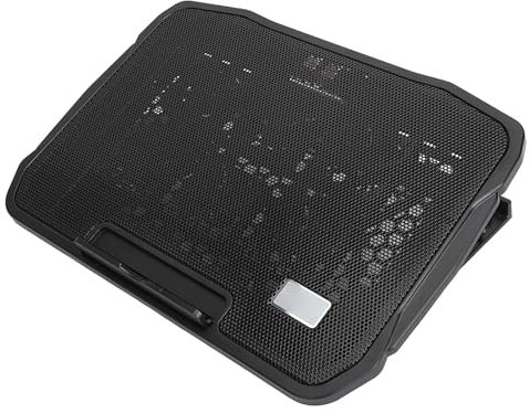 Uppgradera Kylplatta för Bärbar Dator, USB-driven Ultra Slim Gaming Laptop-kylare, Kylstativ för Bärbar Datorfläkt Dator Chill Mat med Justerbar Vindhastighet, Gaming