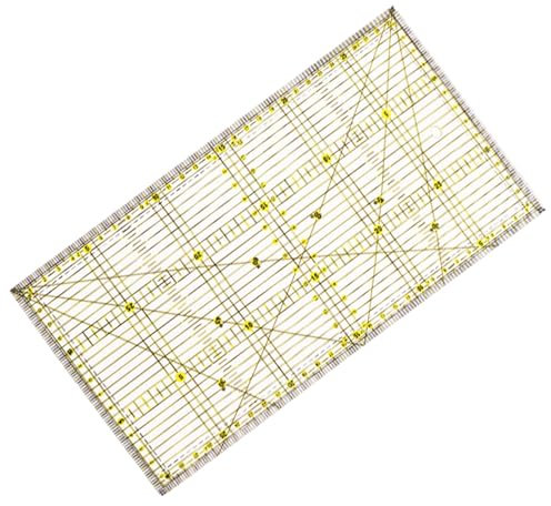 Schneiderlineal Patchwork Lineal 15 cm x 30 cm Nähen Zubehör Schneiderlineal Quilten Stoff Lineal für Handmaß Nähen