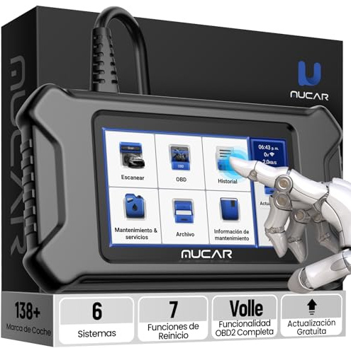 MUCAR CS6 Diagnosis Coche Multimarca con 6 Sistema ABS+SRS+ECM+TCM+BCM+TPMS