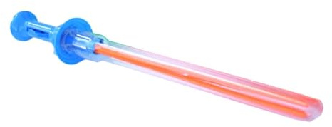 CLISPEED Sword Shaped Bubble Wand for Children Plastic Bubble Maker Stick for Birthday and Thanksgiving Parties for Boys and Girls and Toddlers Random Color