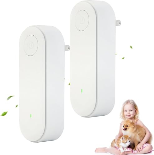 Clairu Air Purifier, Claru Ionic Air Purifier Plug In Uk, Clairu Ionic All-In-One Air Purifiers,Mini Portable Negative Ion Generator,Filter-Free Purifier,Quiet Operation, For Home & Travel (2 Pcs)