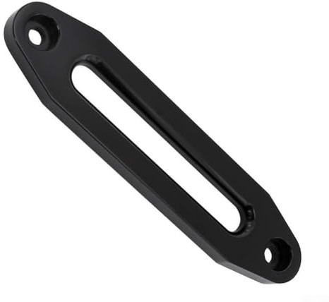 Yhenlovtt blakc - Guía de aluminio para cabrestante todoterreno con cuerda de nailon para recuperación y remolque de vehículos