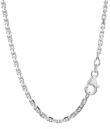NKlaus 50cm Ankerkette 925 Silber elegante Halskette Breite: 2,0mm Collier 8,4g schwer 8950