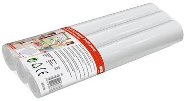 Hape Reemplazo de rollo de papel artístico, paquete de 3 | Artes, dibujo y pintura para papel de caballete de arte para niños, cada uno de 15 x 787 pulgadas